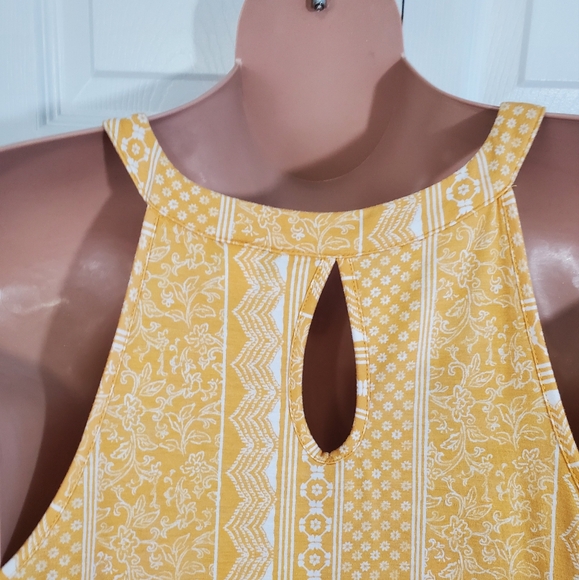 Torrid Hi Neck A-Line Keyhole Back Bohemian Tank Top Women’s 2X ~  Pre-Owned - Picture 8 of 11